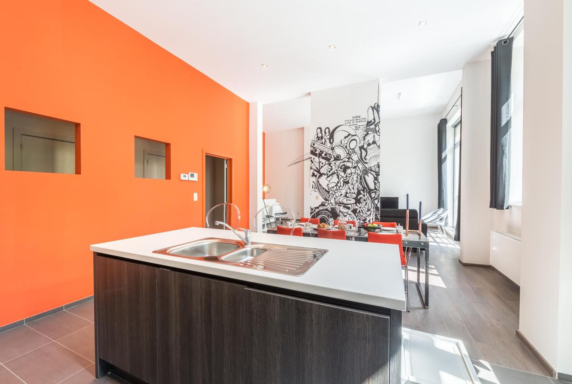 Ferienwohnung Smartflats - Berlaymont Brüssel Zimmer foto